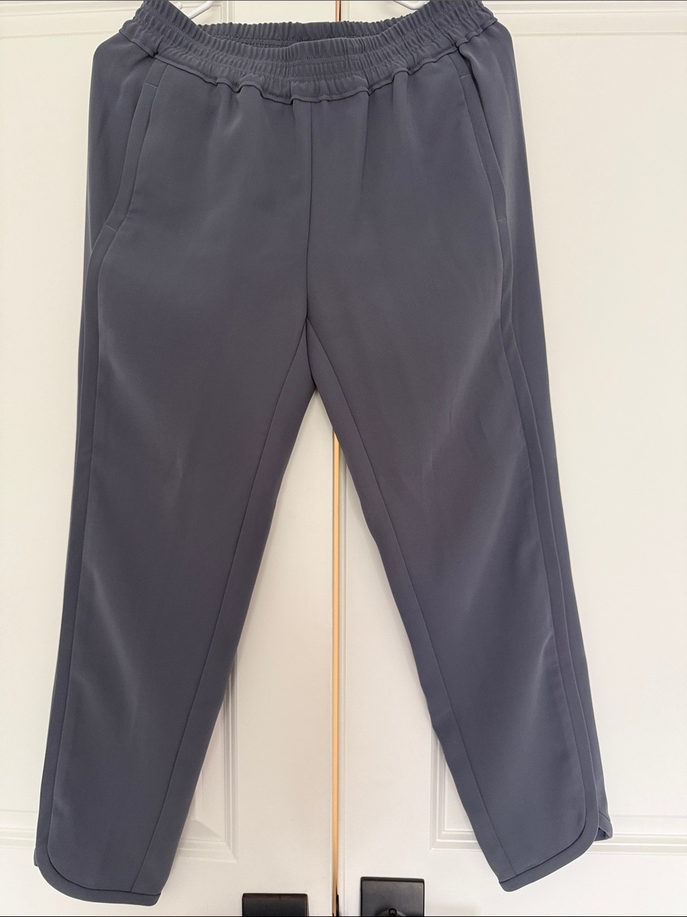 NWOT Women’s Elastic Waist Gray Dress Jogger Pants